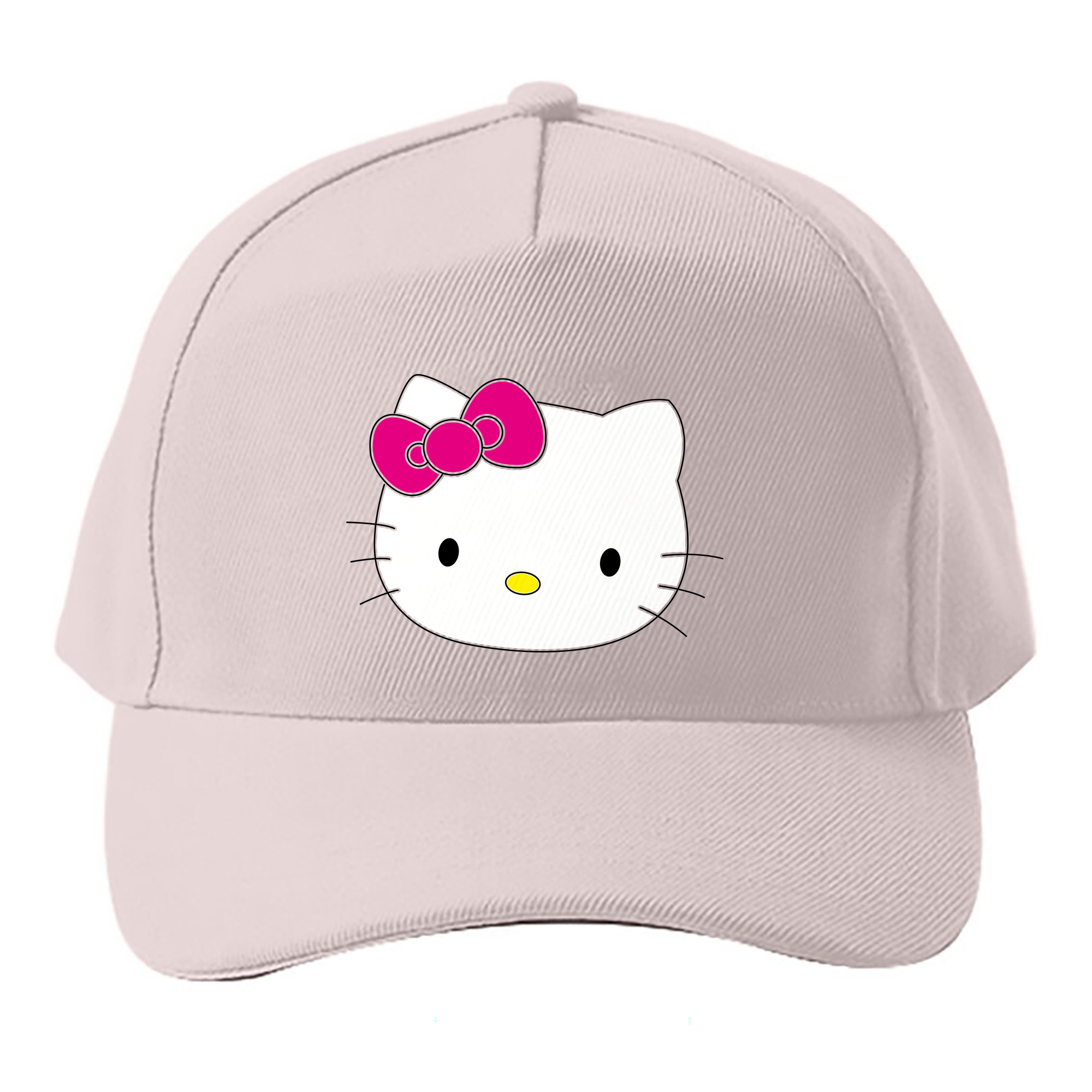 （画像用） Hello Kitty ハローキティ ベースボールキャップ 綿100％ 男女兼用 帽子 スポーツ